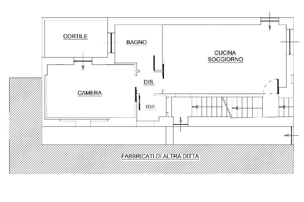 Bilocale Via Martiri della Libertà, Livorno Ferraris - planimetria 1
