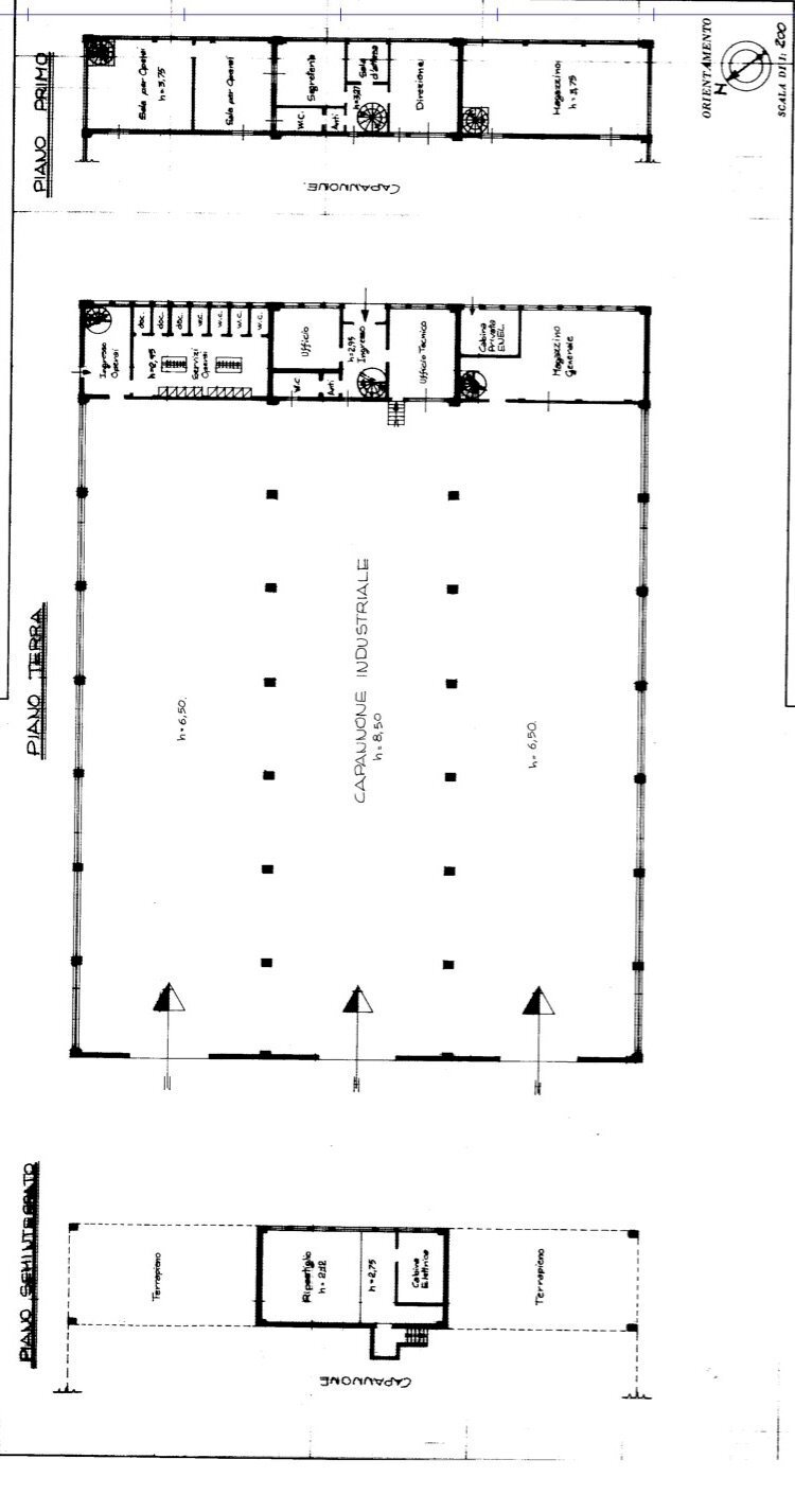 Capannone via Giuseppe Di Vittorio, Casale Monferrato - planimetria 1