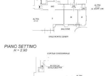 Planimetria - Quadrilocale via Monte Generoso, 8, Milano - foto 15
