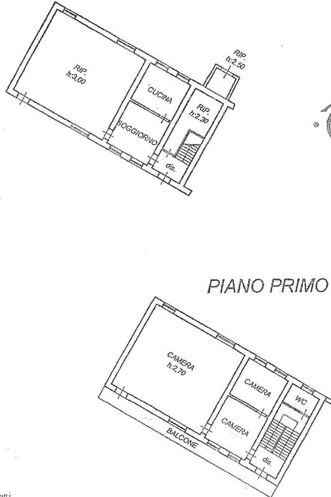 Rustico Cascina margherita, Tronzano Vercellese - planimetria 1