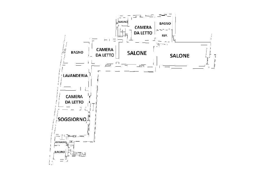 Semi-detached house Via dei Grilli, Revello - floor plans 1