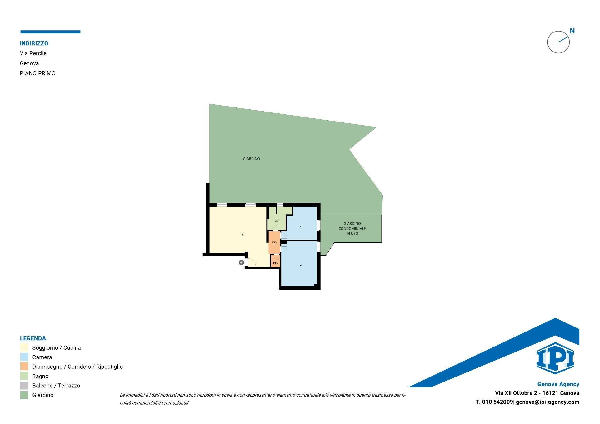 Appartamento Via Percile, Genova (zona Pontedecimo) - planimetria 1