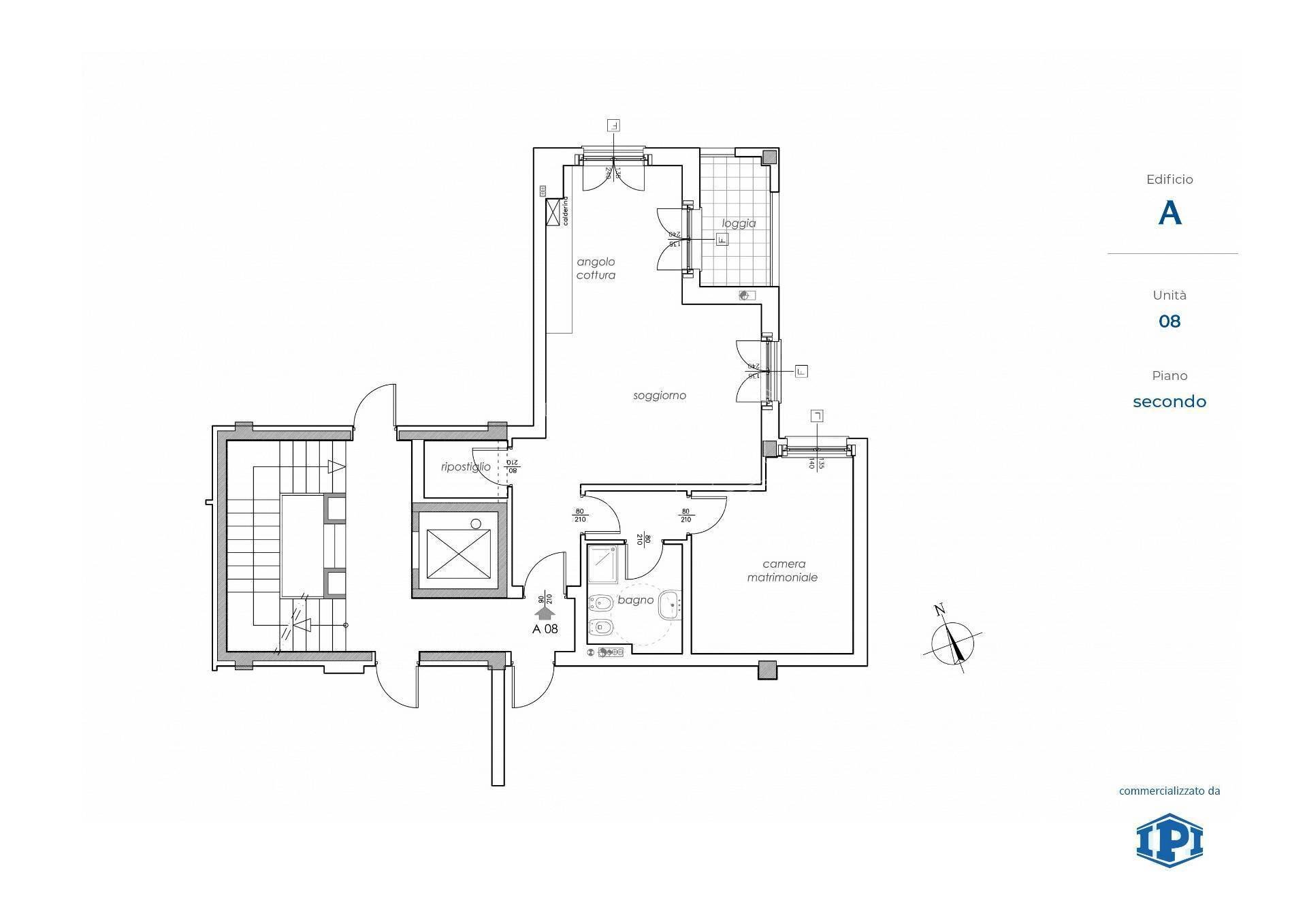 Bilocale Via Luigi Cibrario, Genova (zona Sestri Ponente) - planimetria 1