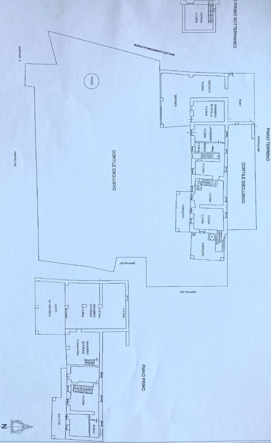 Rustic Dogliani - floor plans 1