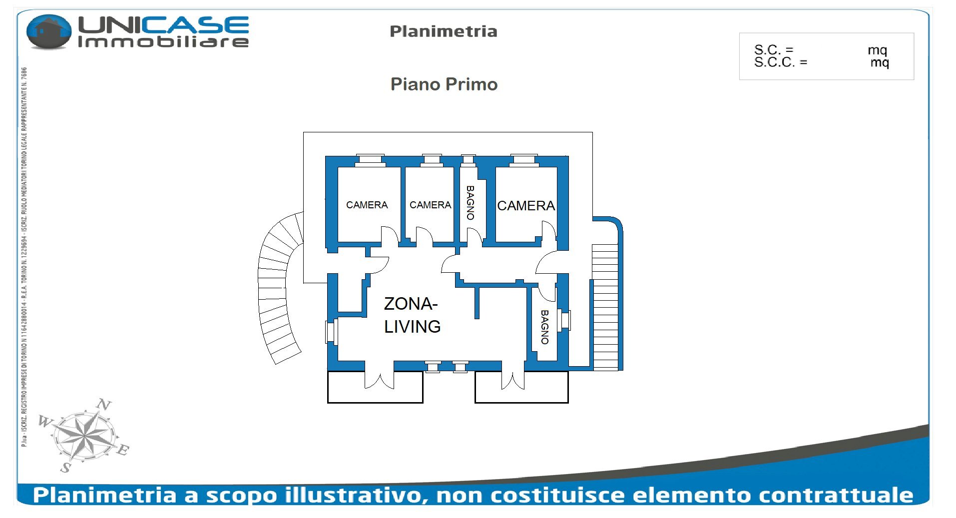 Villa Prarostino - floor plans 1