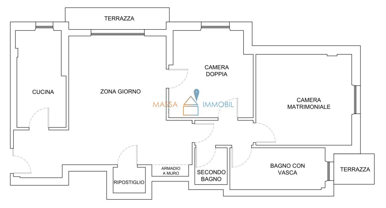 WhatsApp Image 2023-07-17 at 16.31.12 (2).jpeg - Appartamento Via San Giovanni Battista dé la Salle 15, Massa - planimetria 1