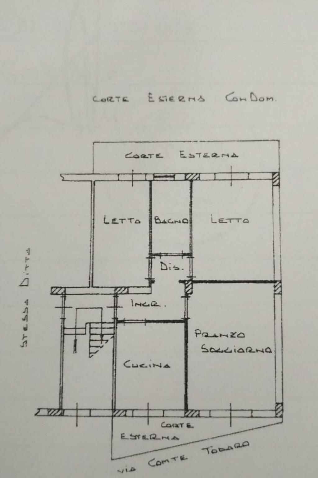 Trilocale via Todaro Comandante, 38, Nizza di Sicilia - planimetria 1