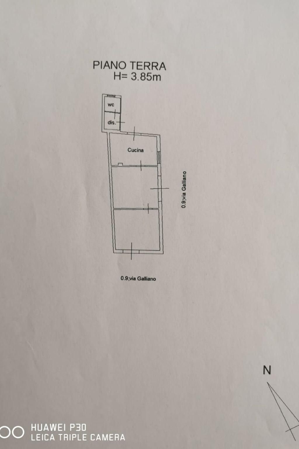 Two-room apartment via Giuseppe Galliano, Misterbianco - floor plans 1
