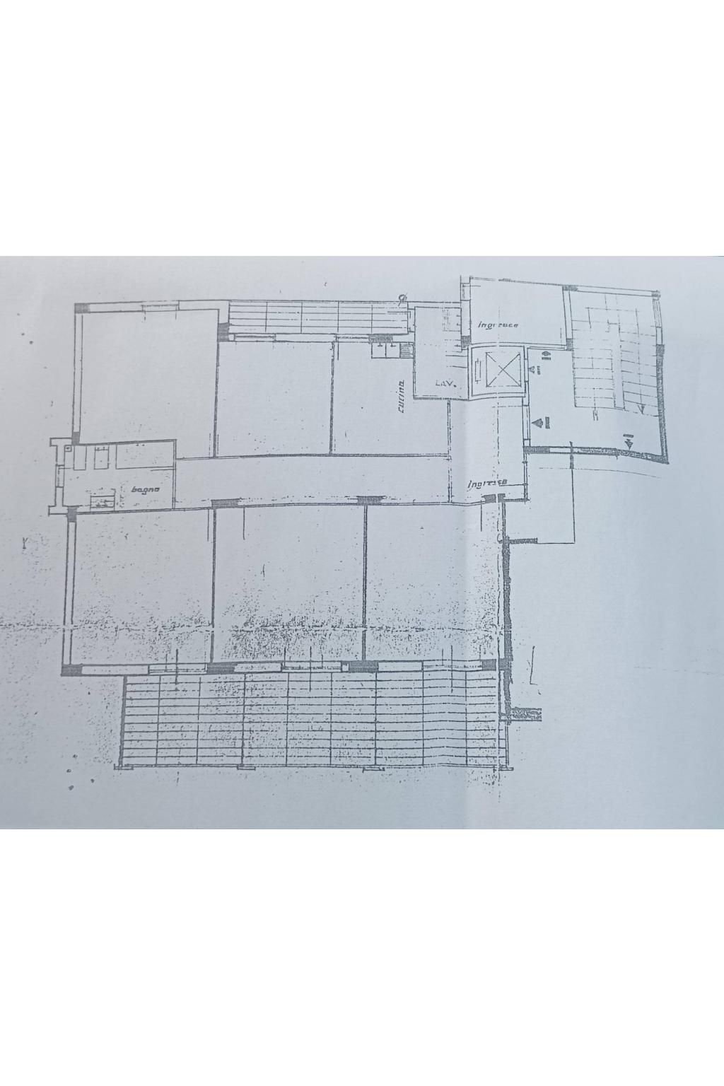 Appartamento via Pietra dell'Ova, Catania - planimetria 1