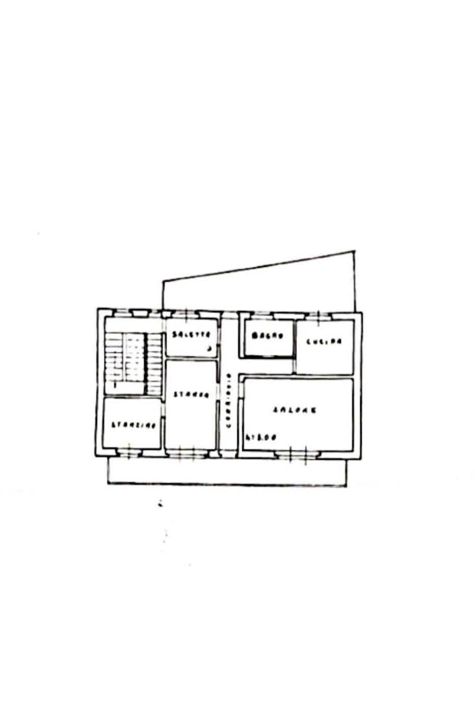 Four-room apartment via Luigi Pirandello, Tremestieri Etneo - floor plans 1