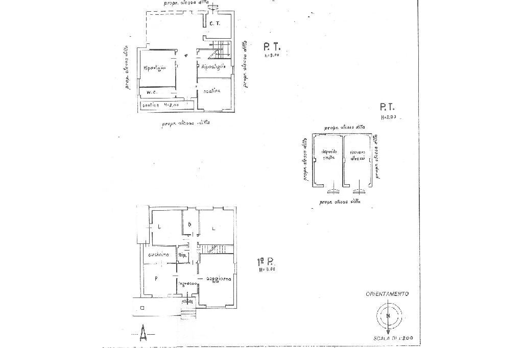 Villa via tortona, Montemarzino - floor plans 1