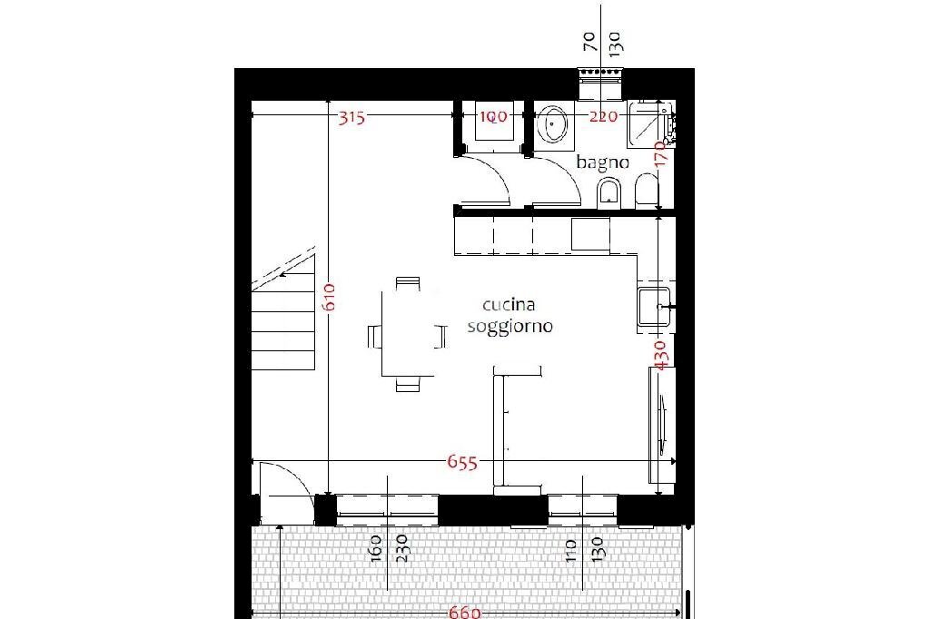 Casa semi indipendente Strada Tetti Milanesi, Bra - planimetria 1