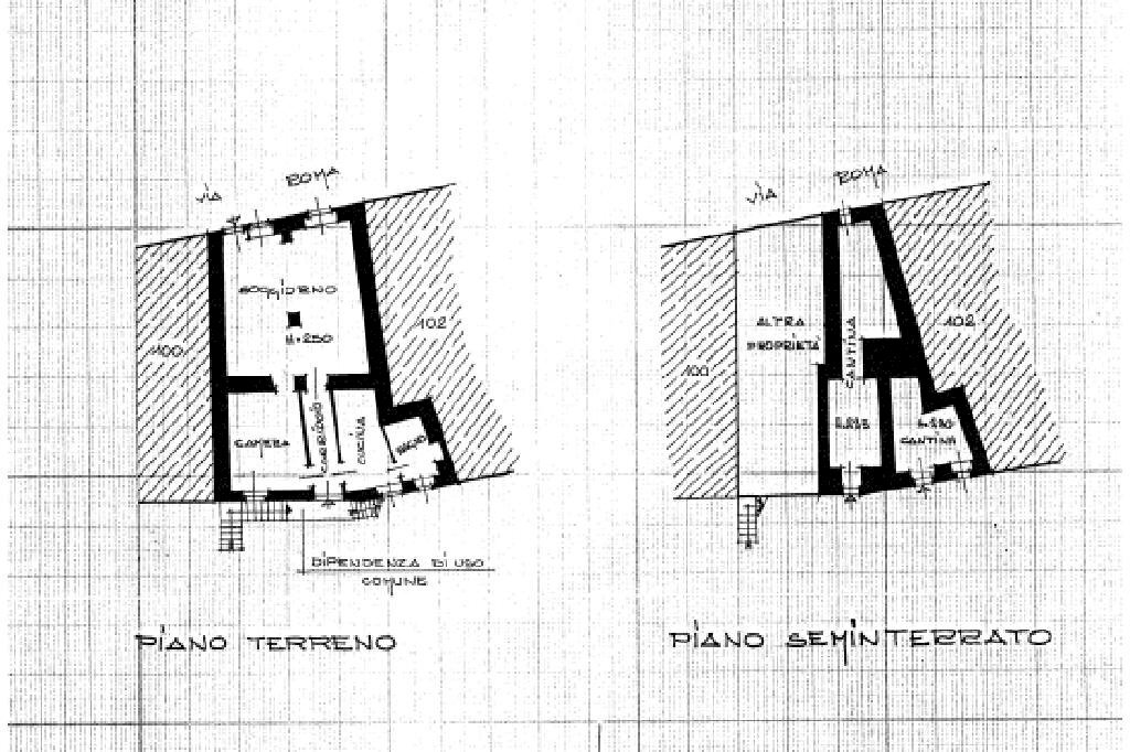Casa semi indipendente Frazione maglione, Vallanzengo - planimetria 1