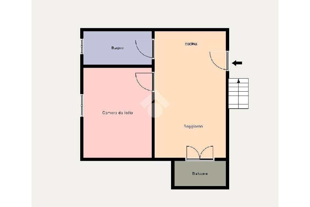 Three-room apartment Località Costigliolo Pelato, Torriglia - floor plans 1