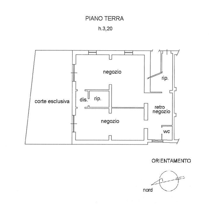 planimetria - Locale Commerciale Strada Statale 5 61, Scafa - planimetria 1
