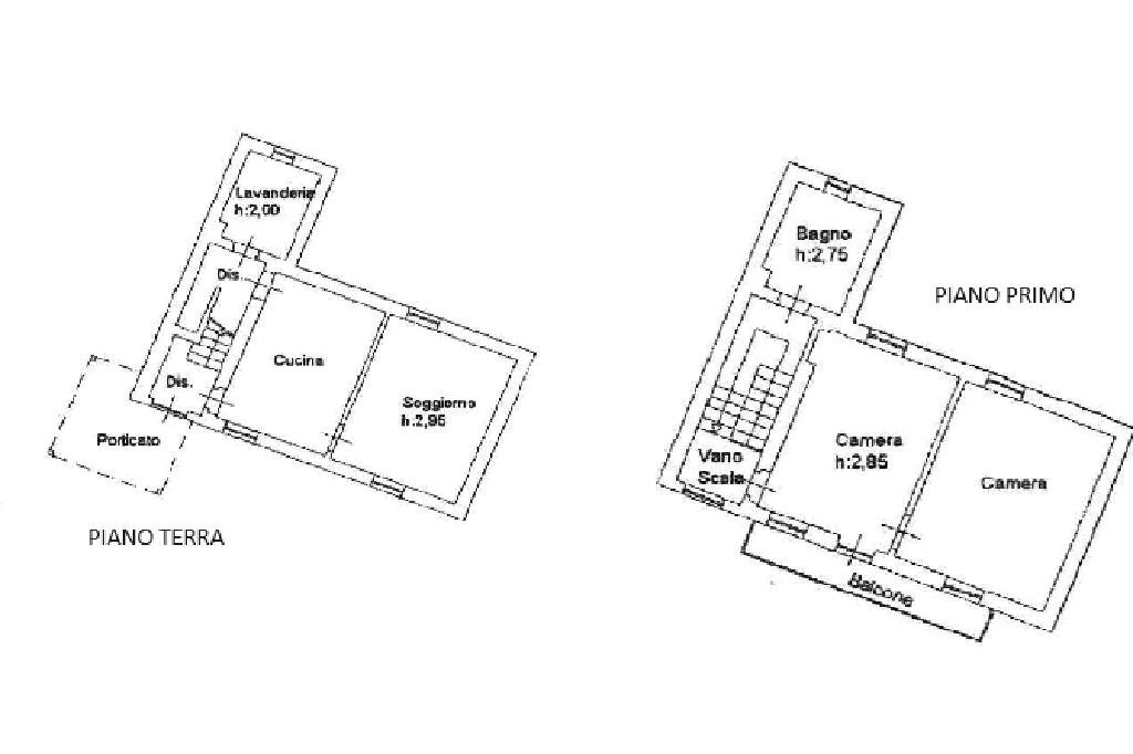 Independent house Via S. Giuseppe, Carisio - floor plans 1