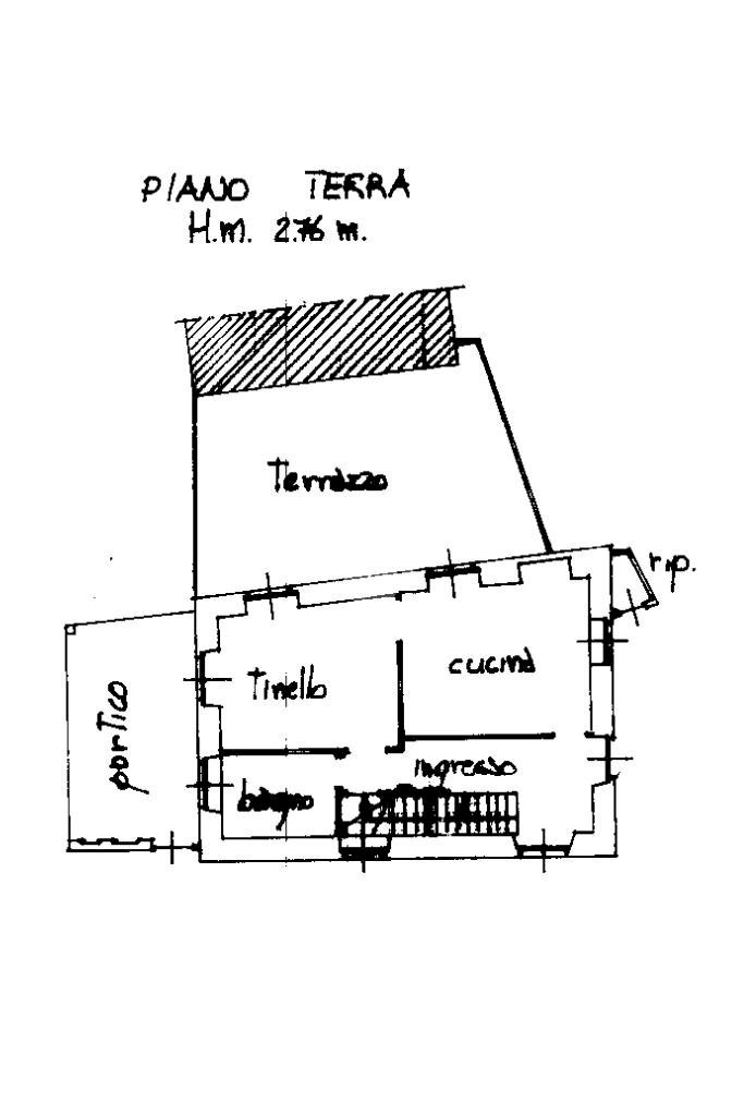 Independent house Borgata Montecomposto, Rubiana - floor plans 1