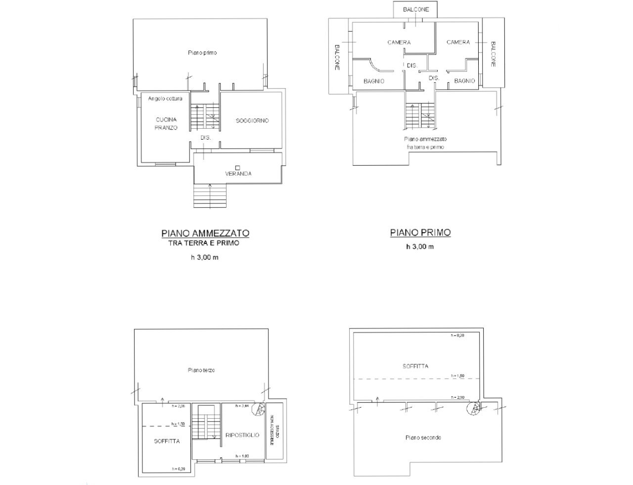 Villetta Cervia - planimetria 1