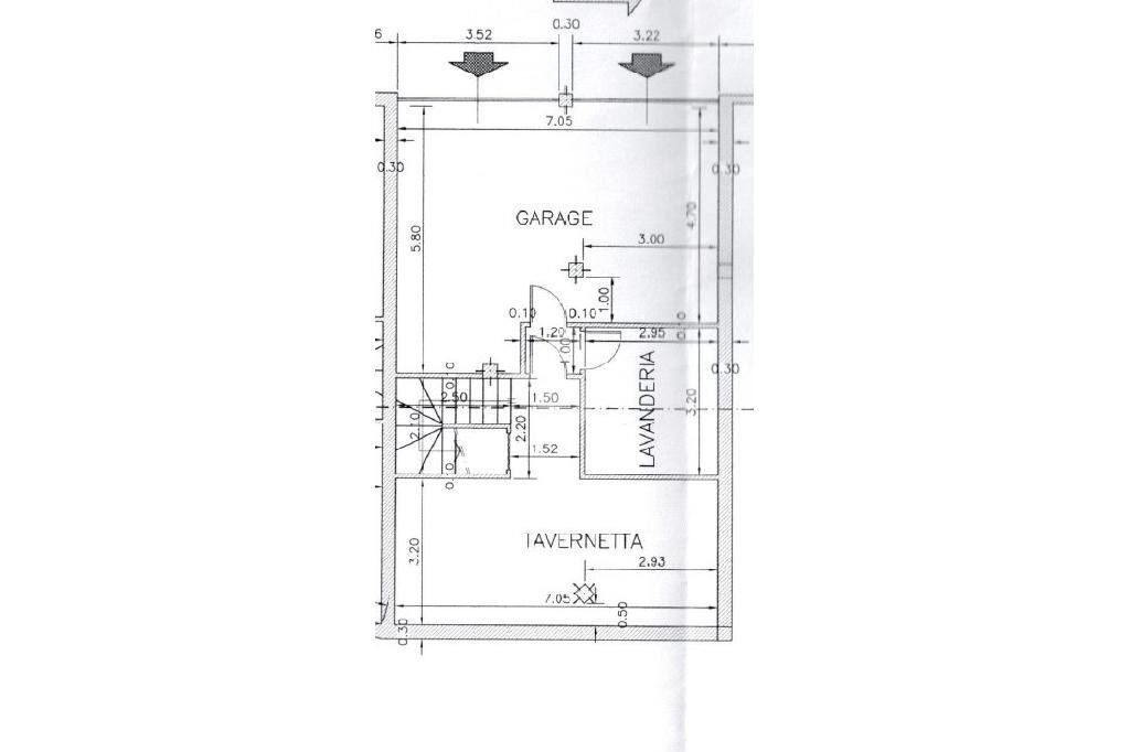 Portion of a house Via tetti borra, Chieri - floor plans 1