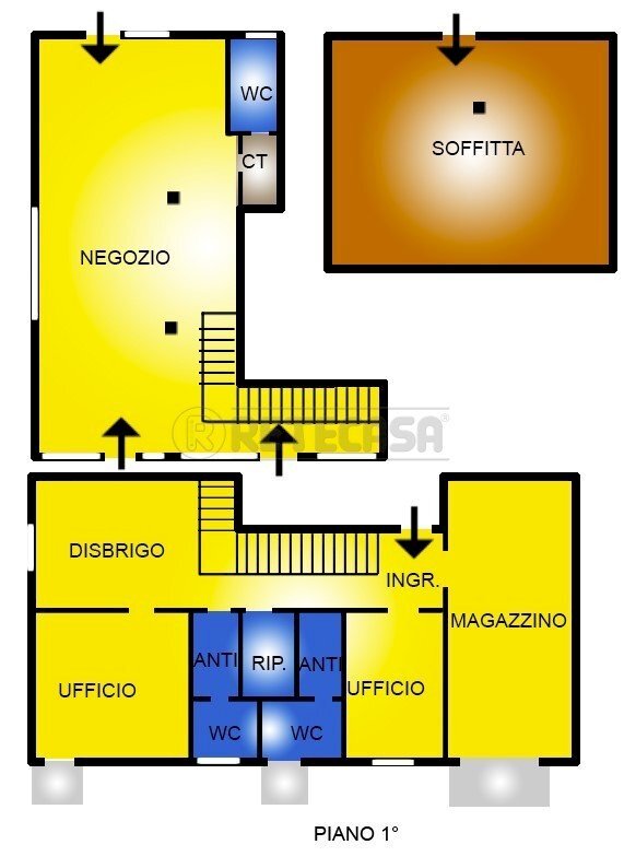 Retecasa_Cornedo - Commercial Premises Piazza G. Mazzini 26, Trissino - floor plans 1