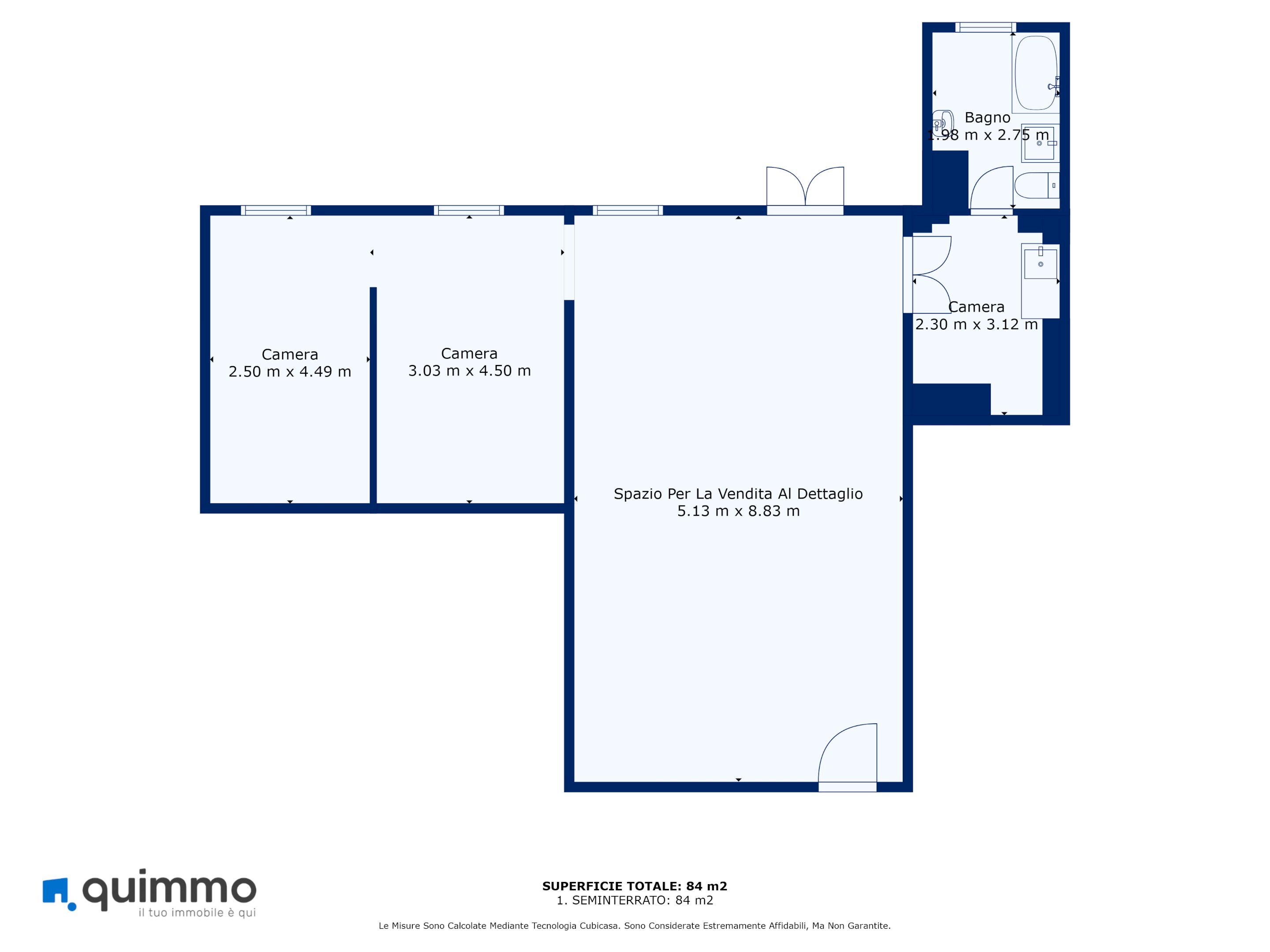 Tabaccheria corso savona, Asti - planimetria 1