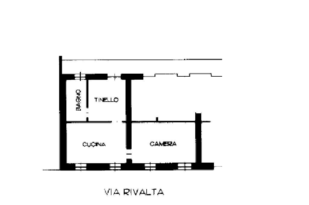 Three-room apartment Via rivalta, Beinasco - floor plans 1
