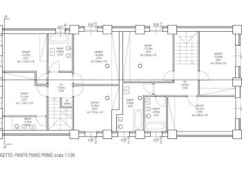 Planimetria - Villa via Rigosa, Bologna (zona Borgo Panigale) - foto 5