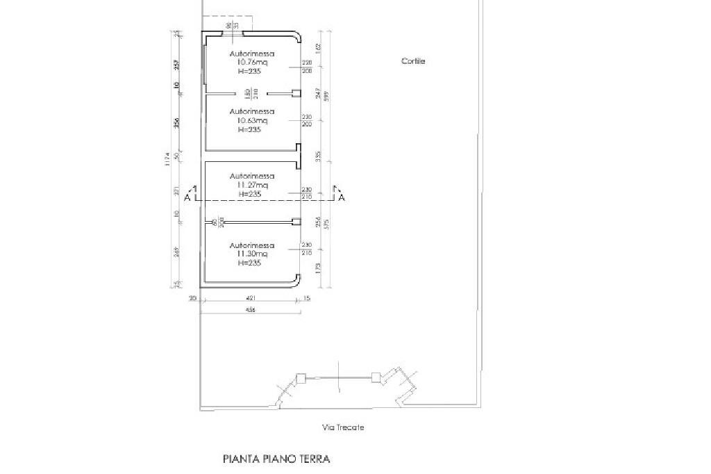 Villa Via Trecate, Romentino - planimetria 1