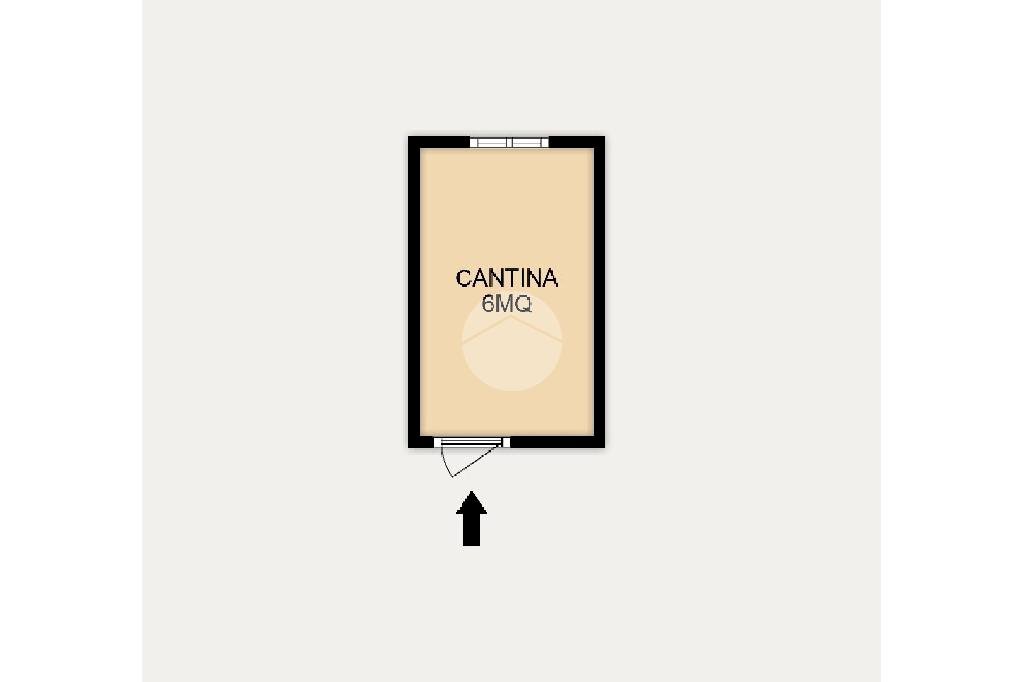 One-room apartment Via Elio Vittorini, Genova (neighborhood Prà) - floor plans 1