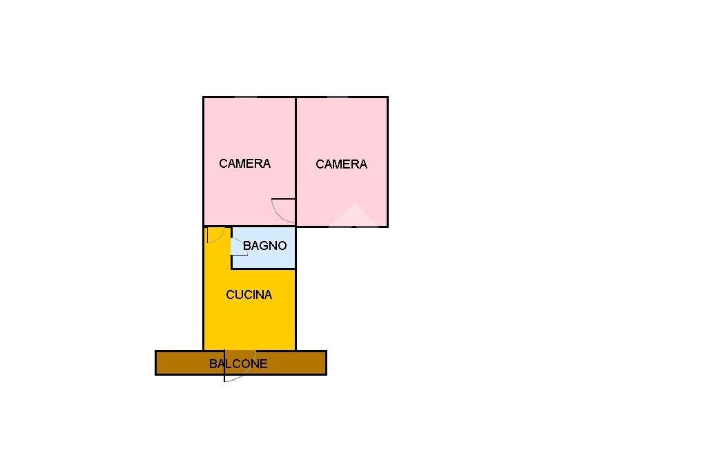 Trilocale Via matteotti, Ciriè - planimetria 1