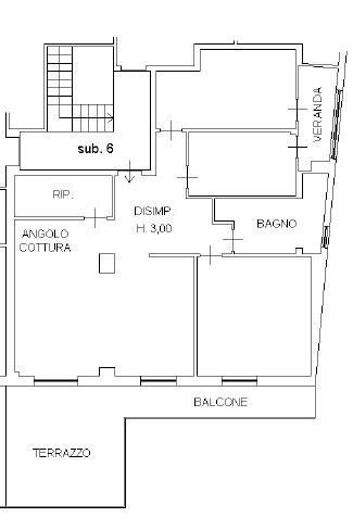 Appartamento via Cuneo, 23, Mondovì - planimetria 1