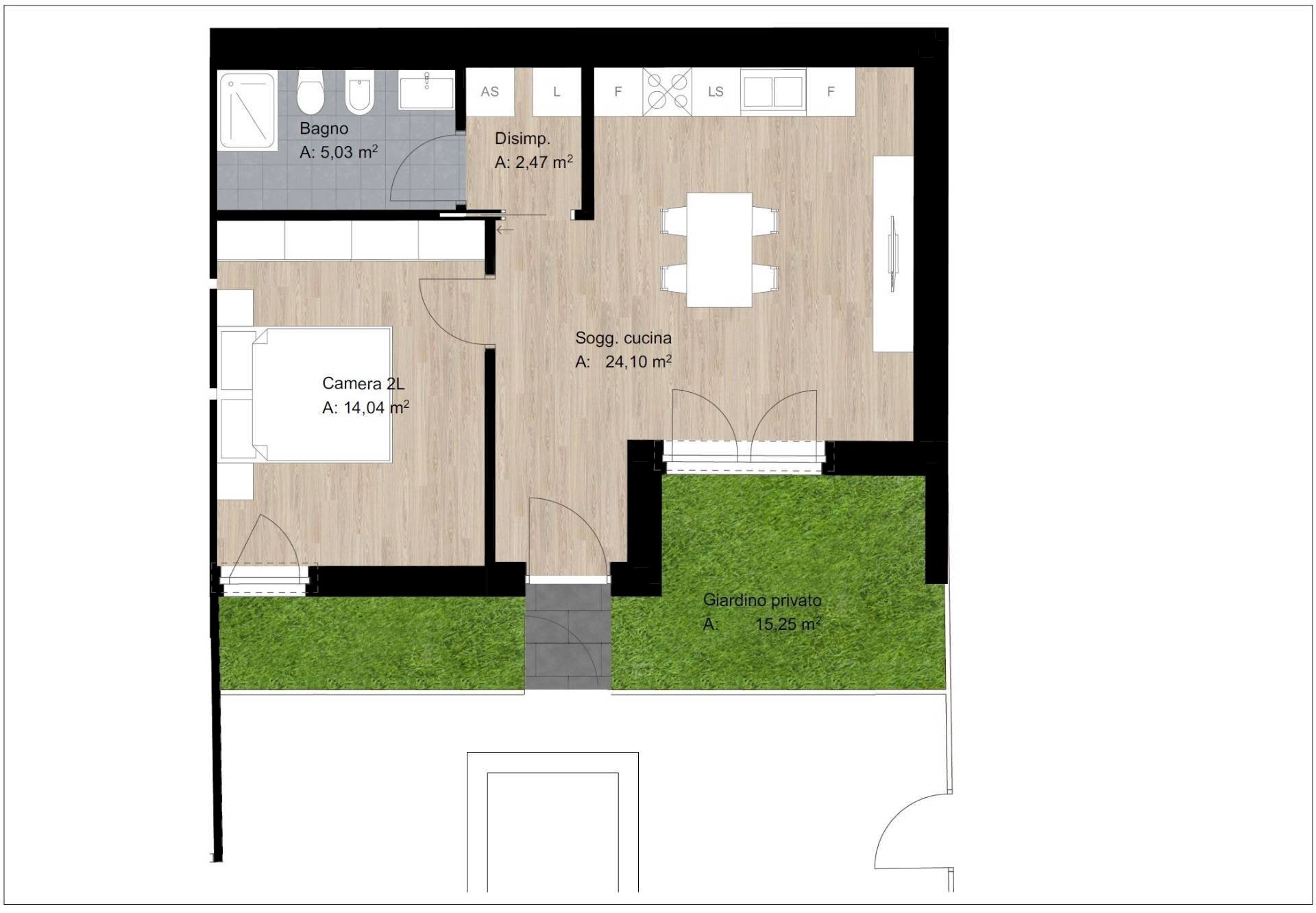 Two-room apartment Via Dosso Dossi, Trento - photo 1