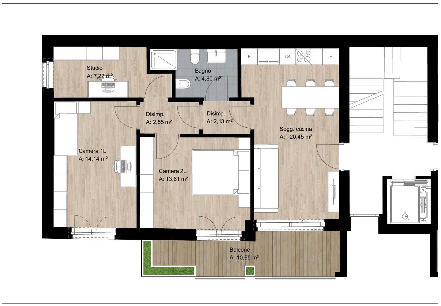 Quadrilocale Via Dosso Dossi, Trento - foto 1