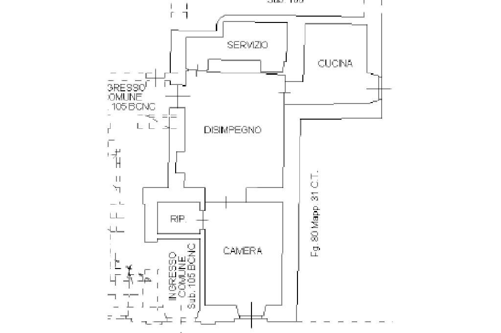 Trilocale Via maria ausiliatrice, Giaveno - planimetria 1