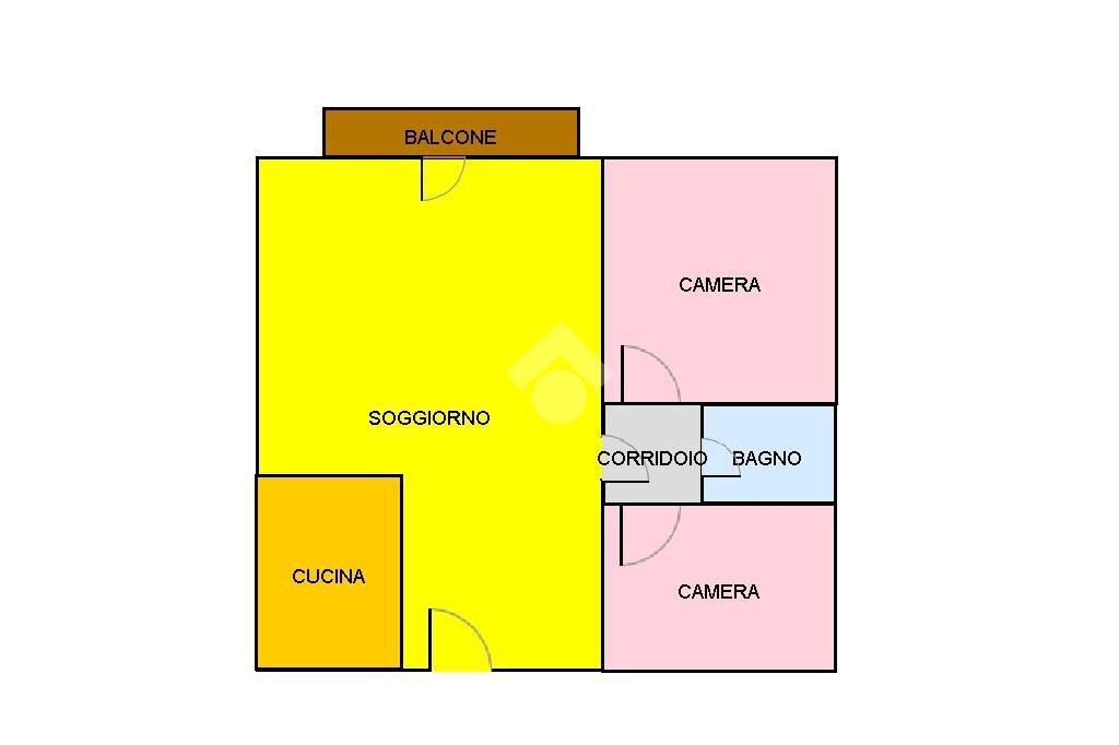 Three-room apartment Via Visitazione, Sestriere - floor plans 1