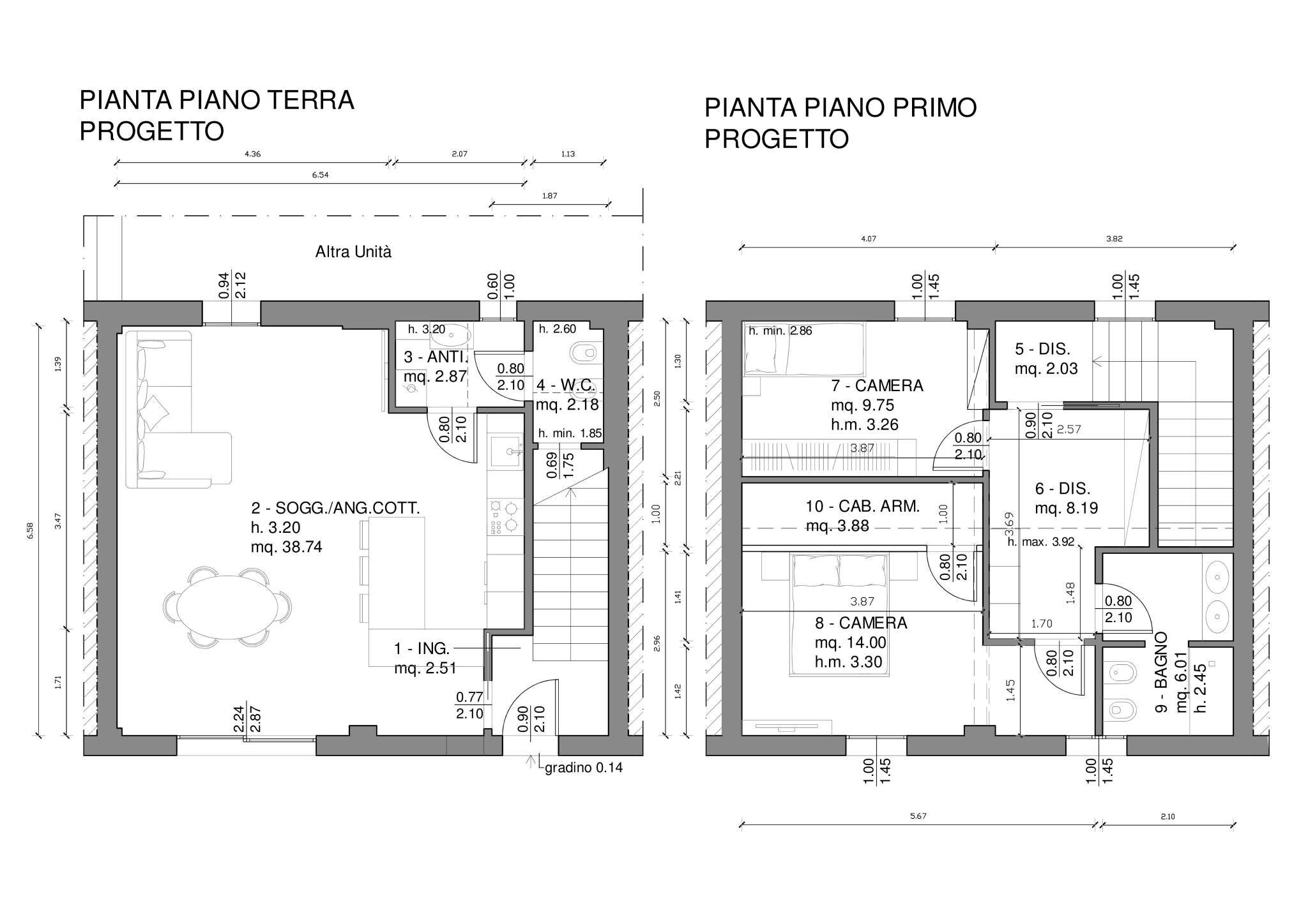 Ufficio via Caduti di Amola, Bologna (zona Borgo Panigale) - planimetria 1
