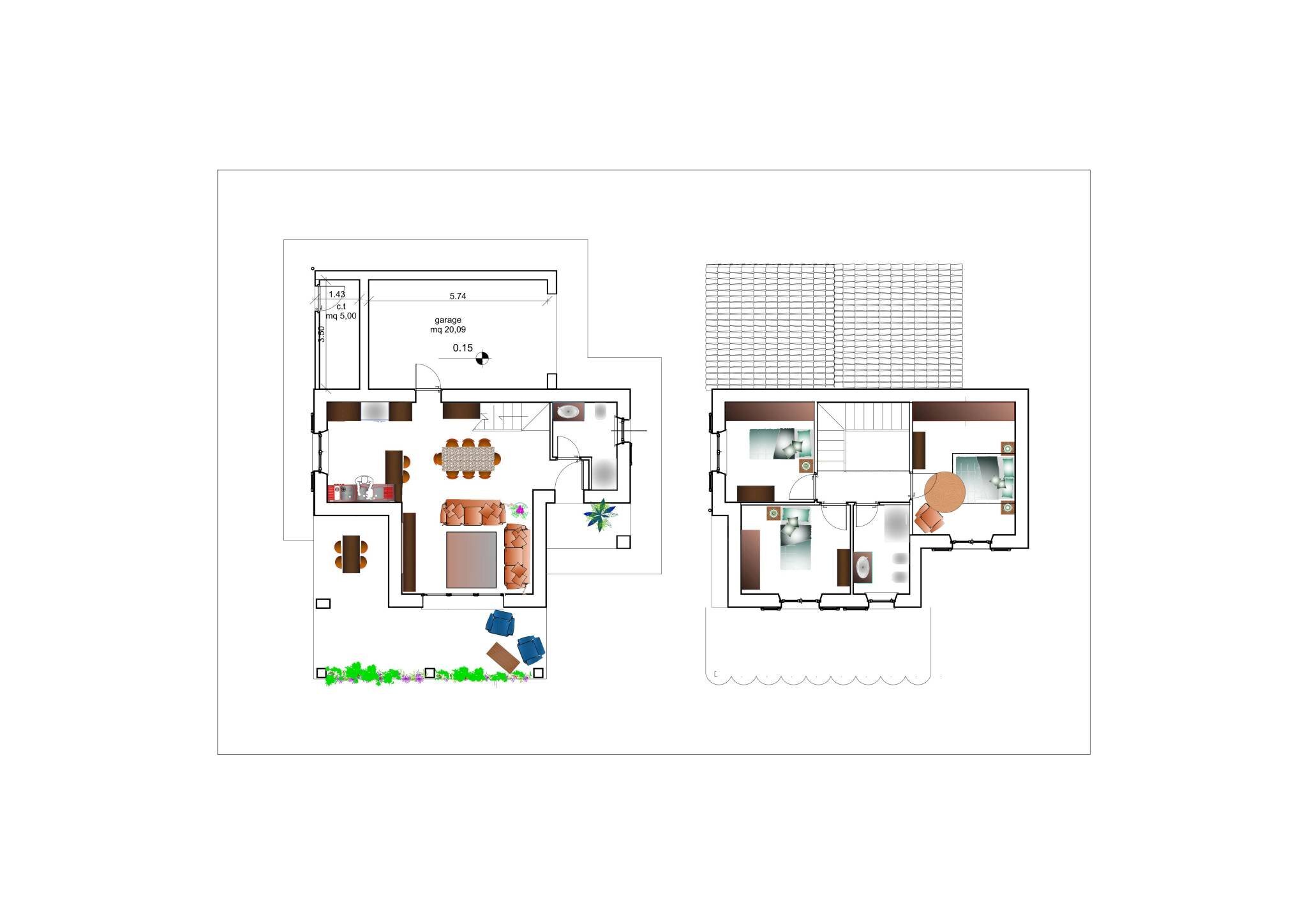 Villa via dell'Erpio, Massarosa - planimetria 1