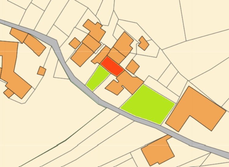 Portion of a house Borgata Foresti , 9, Brondello - floor plans 1