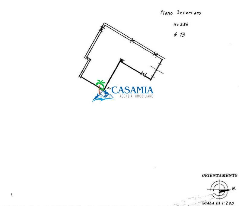 Magazzino Stella Di Monsampolo Agenzia immobiliare - Magazzino via Toti 19, Monsampolo del Tronto - planimetria 1