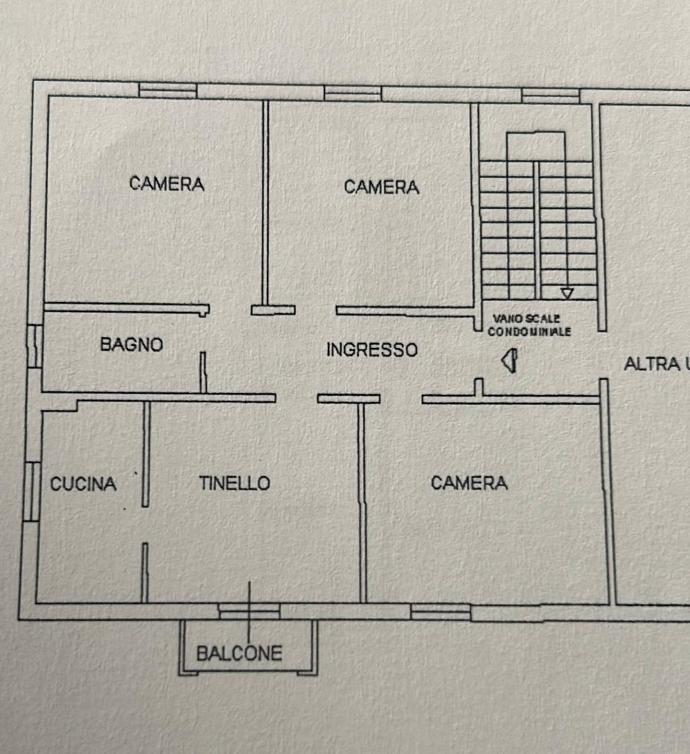 Non-buildable land via Aldo Ognibene, Bologna (neighborhood Costa Saragozza) - floor plans 1