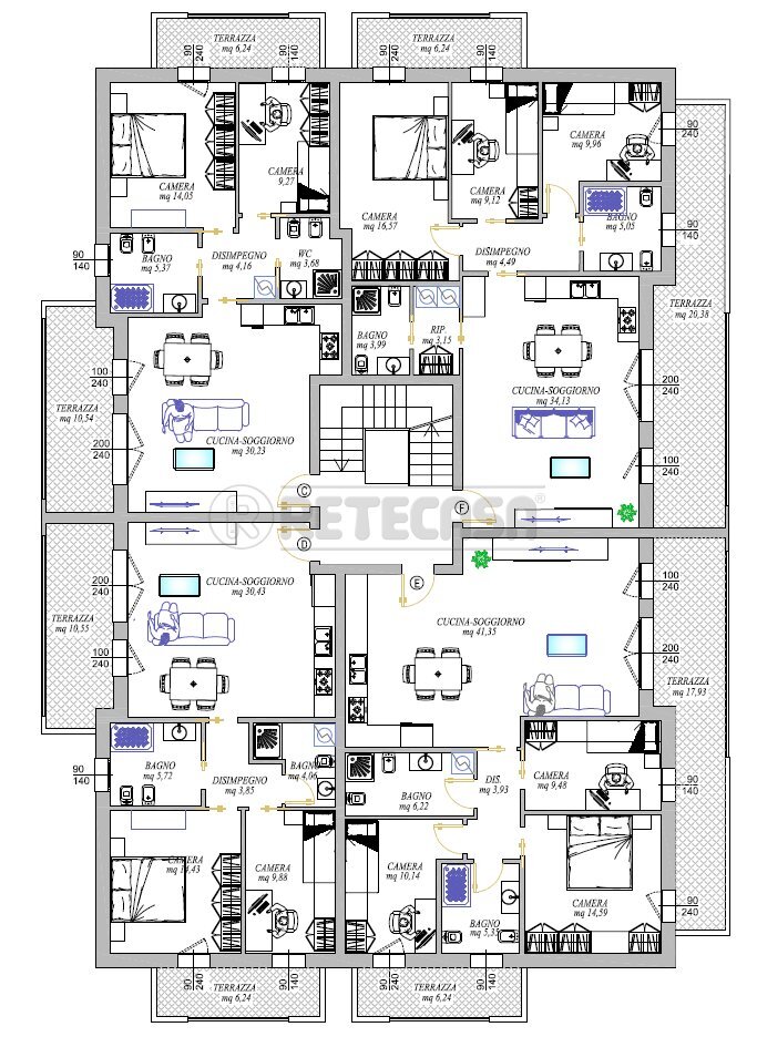 Piantina P1 img.PNG - Trilocale Via Primo Piovesan 18, Vicenza - planimetria 1