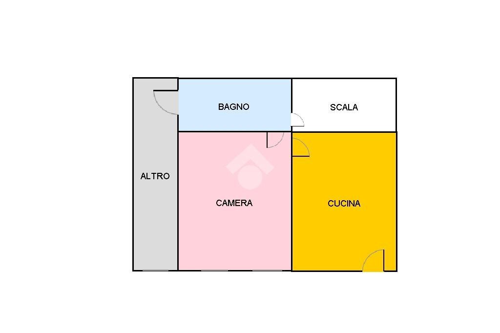 Casa semi indipendente Regione Fua, Lanzo Torinese - planimetria 1