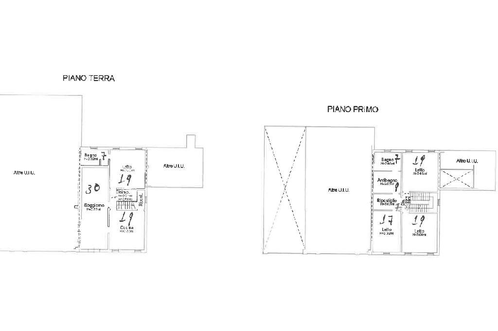 Independent house Via per Concordia, Mirandola - floor plans 1