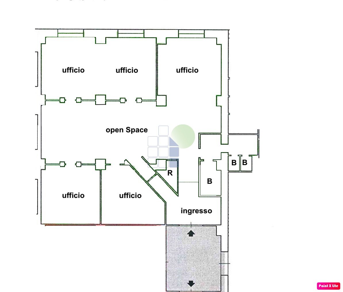 planimetria - Ufficio Scali Cerere 3, Livorno - planimetria 1