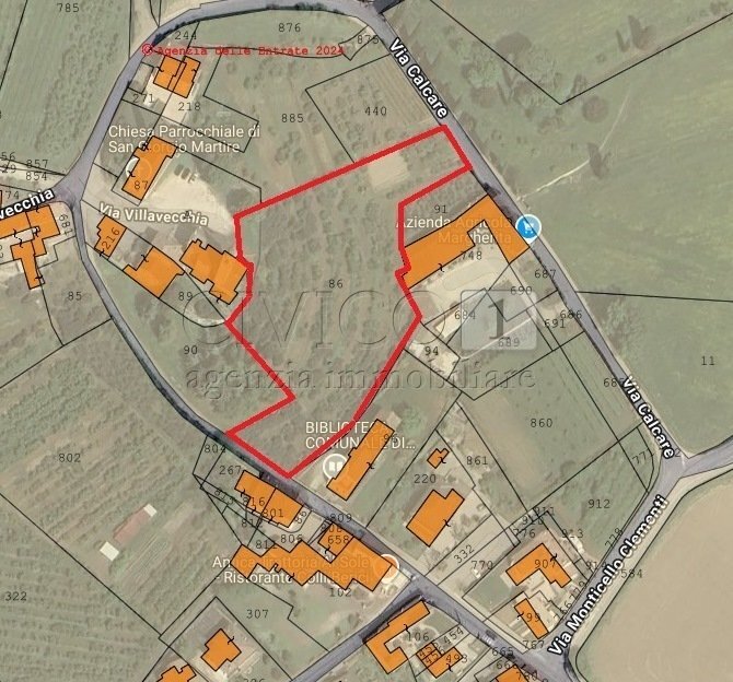 Immagine1.jpg - Terreno agricolo Via Calcare, Castegnero - planimetria 1