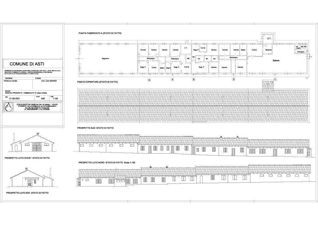 Independent house Frazione Sessant, 312, hamlet Sessant, Asti - floor plans 1
