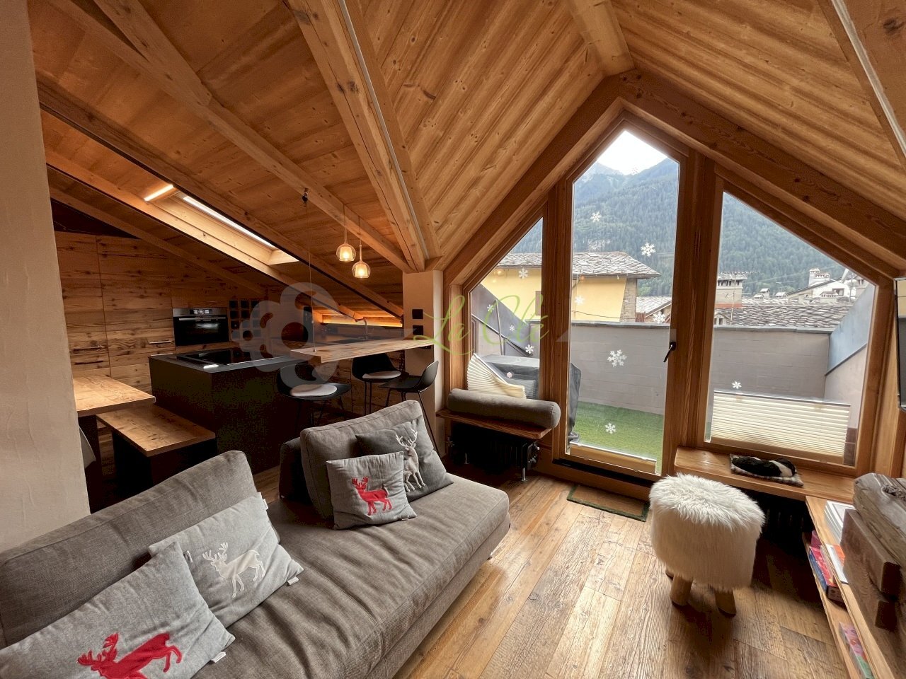 AFFITTO COURMAYEUR: salotto - Trilocale Courmayeur - foto 3