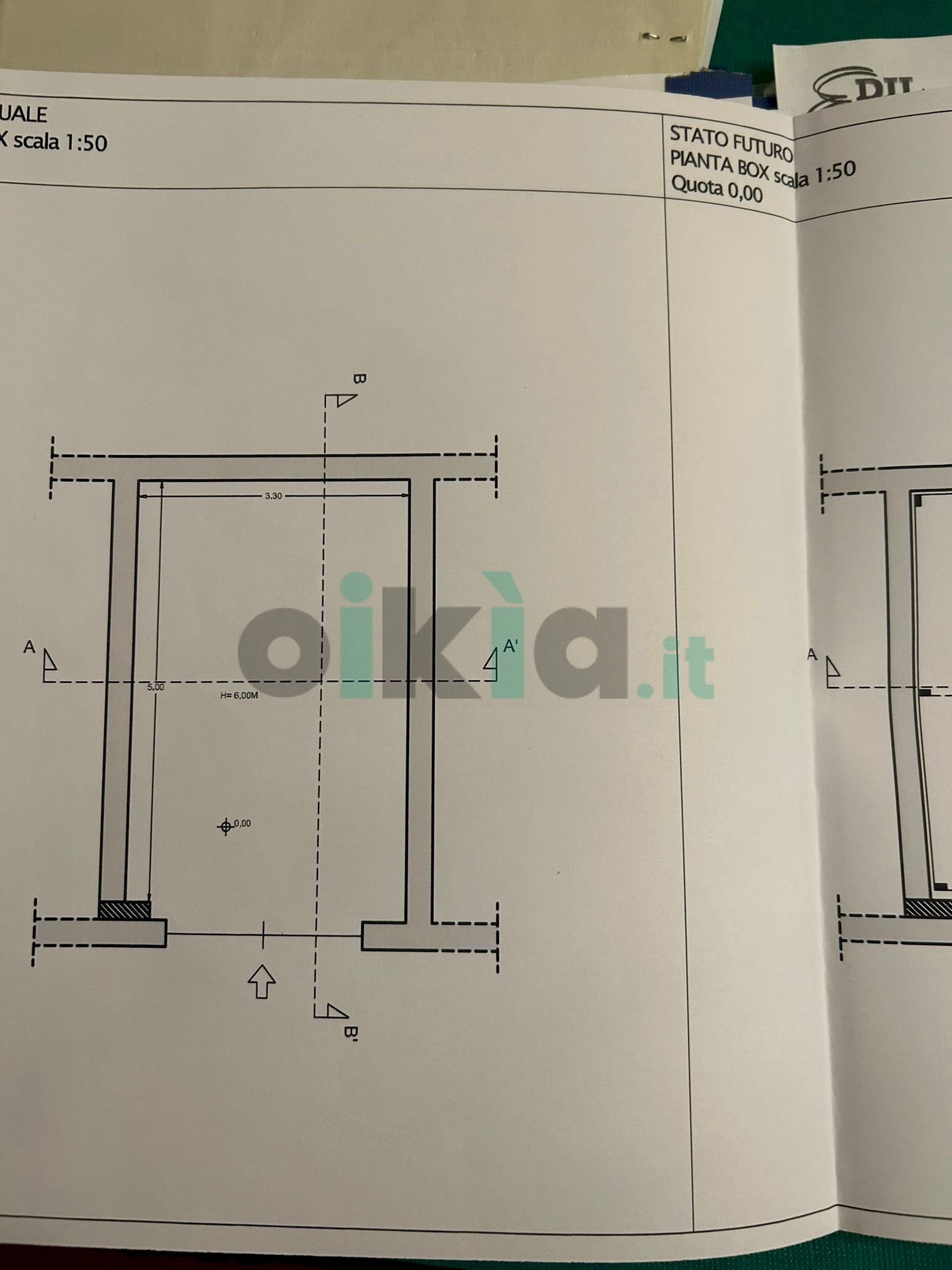 Box via Michelangelo da Caravaggio 70b Napoli, Napoli (neighborhood Chiaia) - floor plans 1