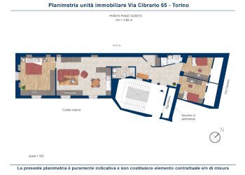 Quadrilocale VIA LUIGI CIBRARIO, Torino (zona San Donato) - foto 23