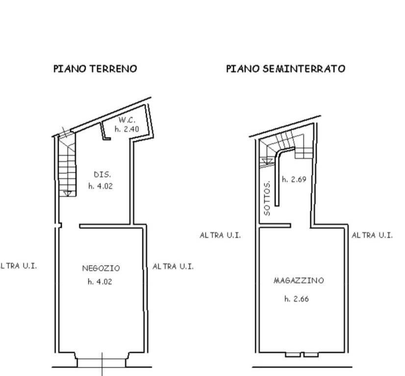 Planimetria - Shop piazza Pietro Leopoldo, Firenze - photo 1